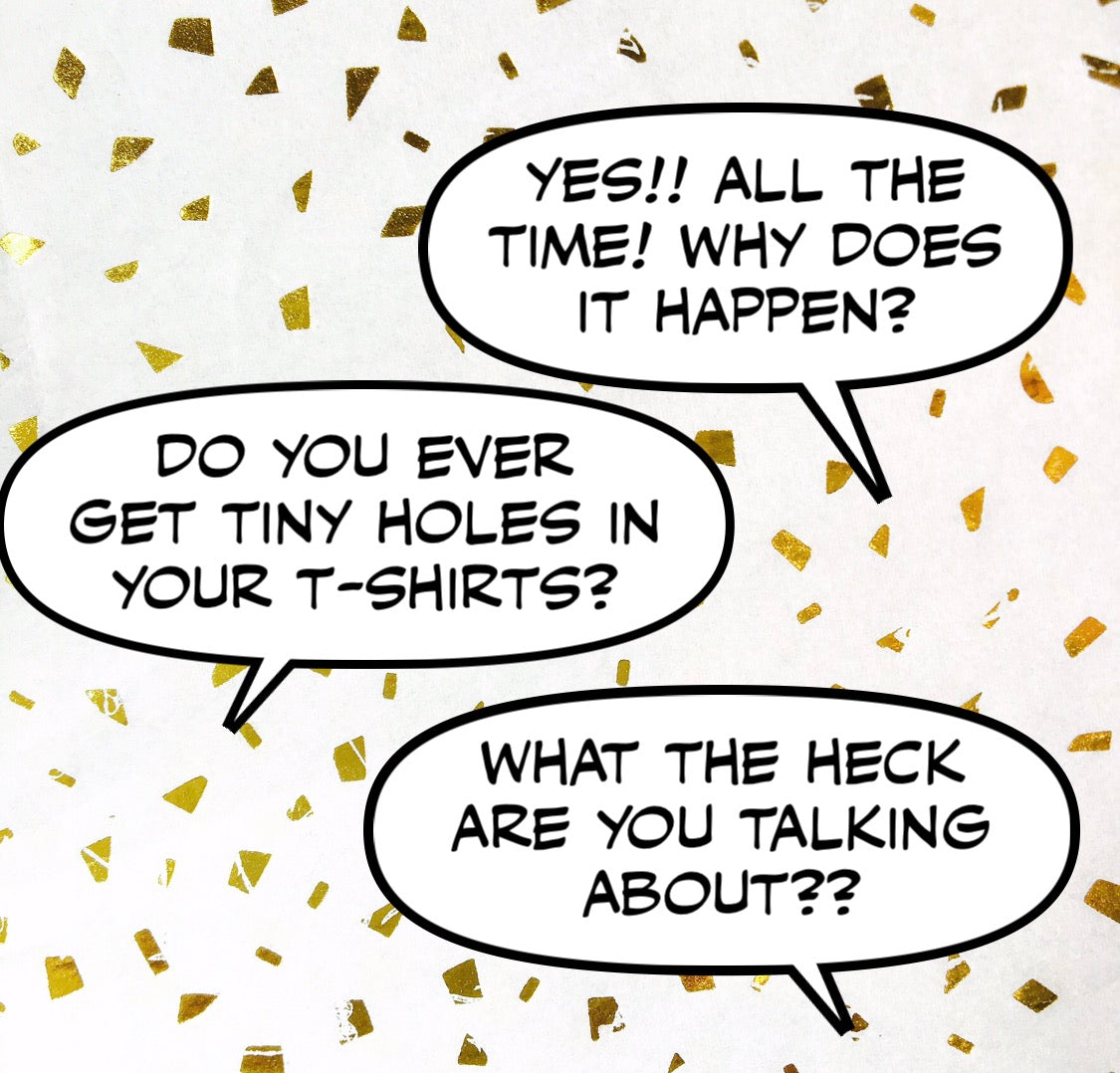 The Two Camps Of T-Shirt Holes