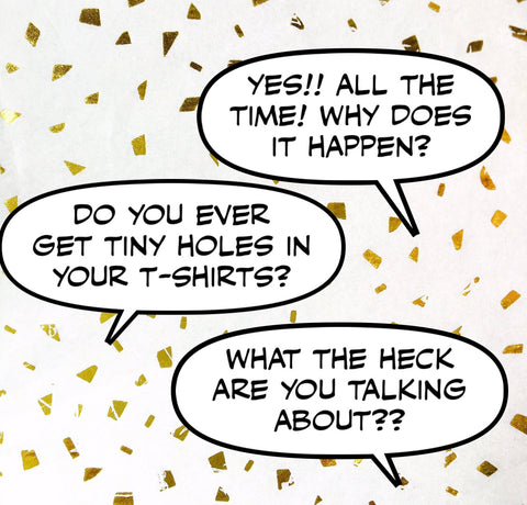 The Two Camps Of T-Shirt Holes